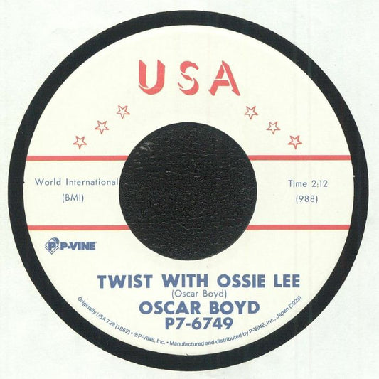 Twist With Ossie Lee - Vinyl Single vinyl record cover
