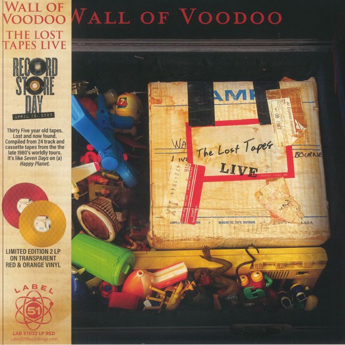 The Lost Tapes Live - Limited Edition Red & Orange Vinyl 2xLP vinyl record cover