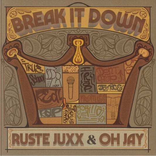 Break It Down - Electric Blue Vinyl LP vinyl record cover