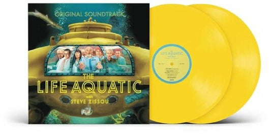 The Life Aquatic With Steve Zissou (Soundtrack) - Canary Yellow 2xLP vinyl record cover