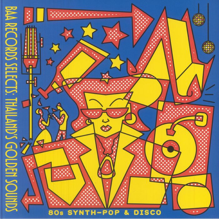 Baa Records Selects Thailand's Golden Sounds: 80's Synth Pop & Disco - Vinyl LP vinyl record cover