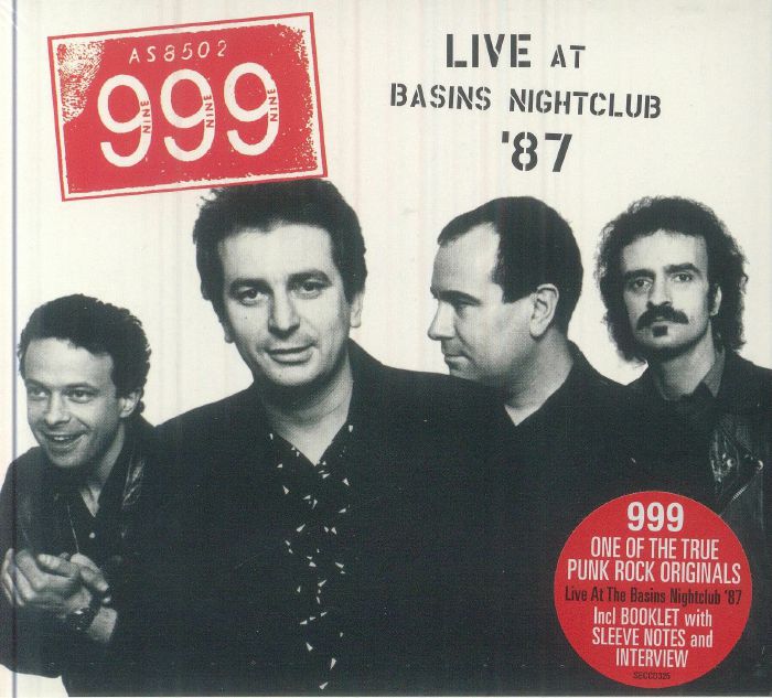 Live At The Basins Nightclub '87 - CD CD cover