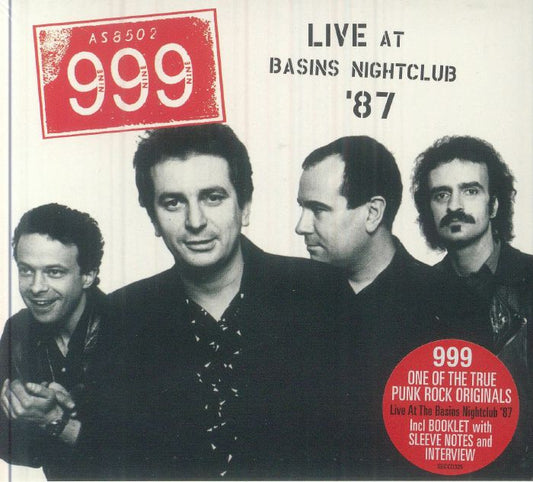 Live At The Basins Nightclub '87 - Digipak CD CD cover