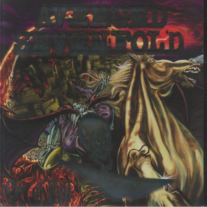 City Of Evil (20th Anniversary Edition) - Red & Yellow Swirl 2xLP vinyl record cover