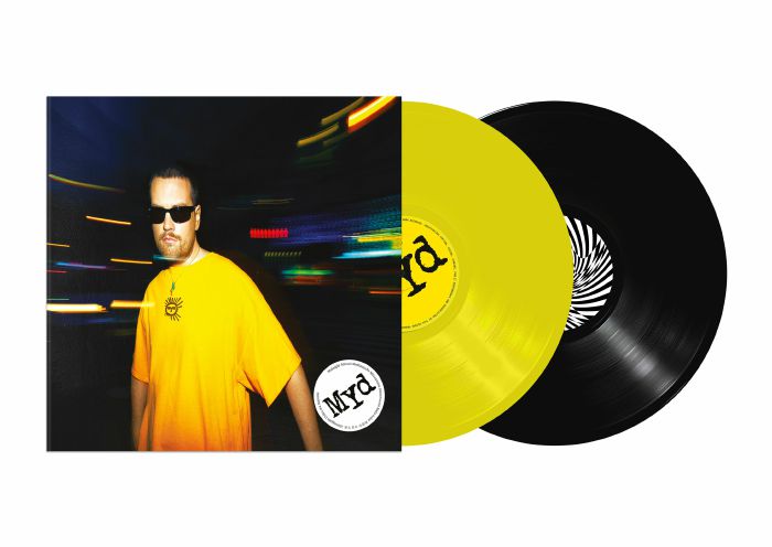 Mydnight - Yellow & Black Vinyl 2xLP vinyl record cover