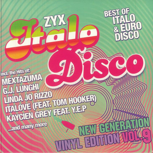 ZYX Italo Disco New Generation: Vinyl Edition Vol 9 - Vinyl LP vinyl record cover