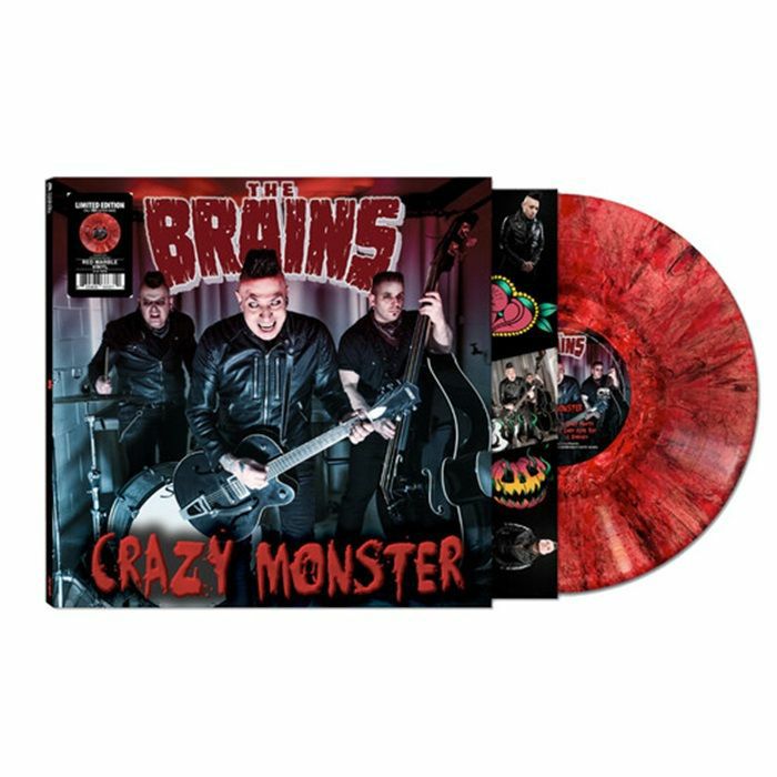 Crazy Monster - Limited Edition Red Marbled Vinyl LP vinyl record cover