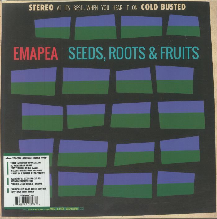 Seeds Roots & Fruits - Green Vinyl LP vinyl record cover