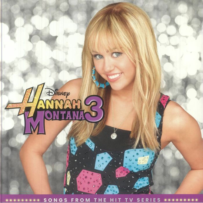 Hannah Montana 3 (Soundtrack) - Splatter Vinyl LP vinyl record cover