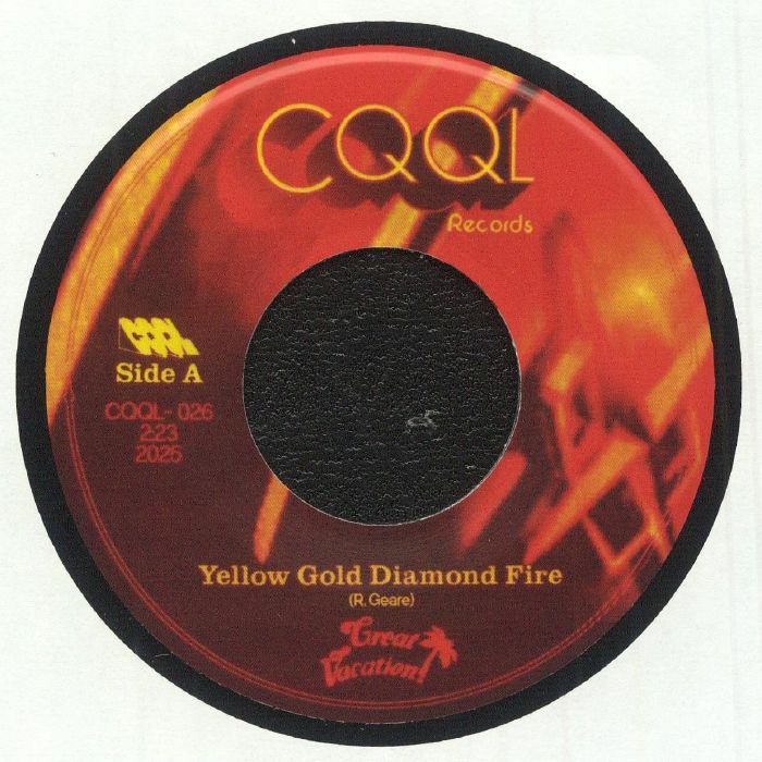 Yellow Gold Diamond Fire - Vinyl Single vinyl record cover