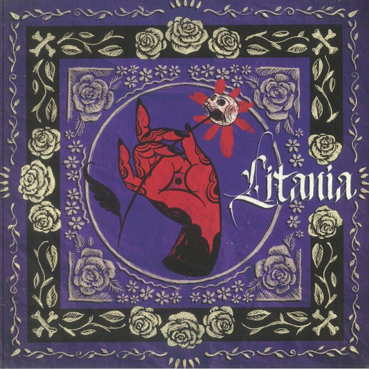 Litania - Limited Edition Purple In Black Vinyl LP vinyl record cover