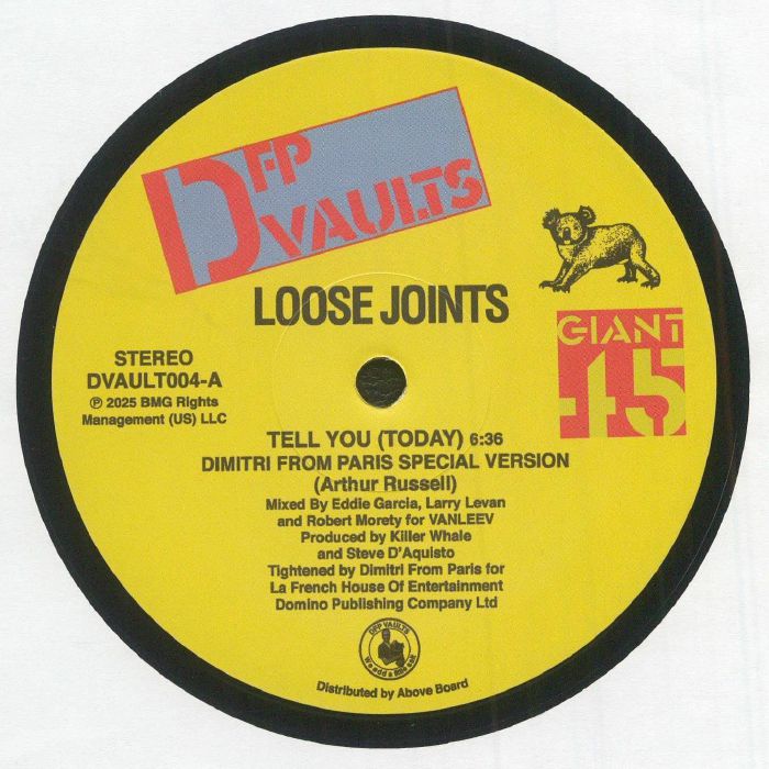 Tell You (Today) - Vinyl Single vinyl record cover