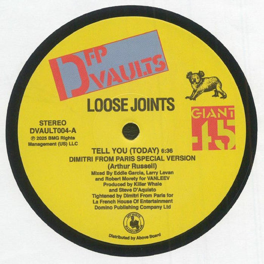 Tell You (Today) - Vinyl Single vinyl record cover