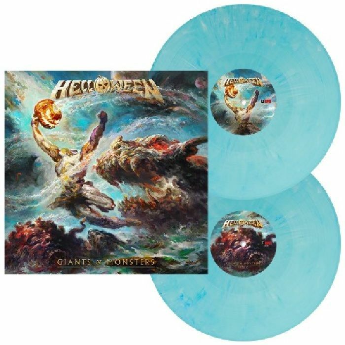 Giants & Monsters - Light Blue Marbled Vinyl 2xLP vinyl record cover