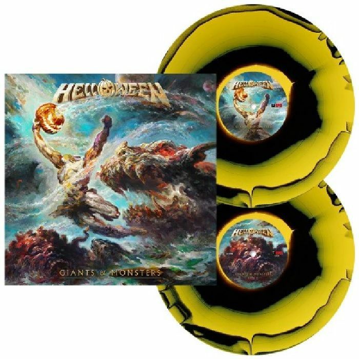 Giants & Monsters - Black In Yellow Vinyl 2xLP vinyl record cover