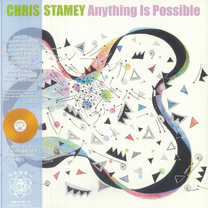 Anything Is Possible - Translucent Orange Vinyl LP vinyl record cover