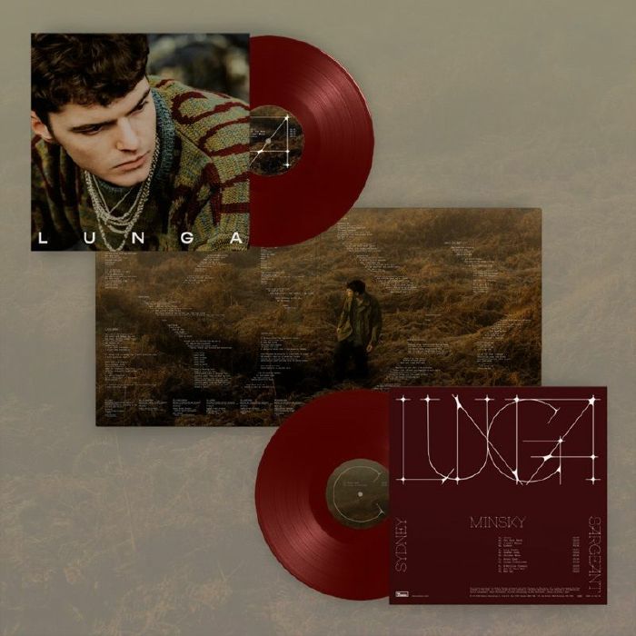 Lunga - Limited Edition Oxblood Red Vinyl 2xLP vinyl record cover