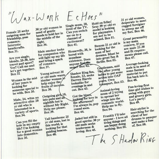 Wax Work Echoes - Vinyl LP vinyl record cover