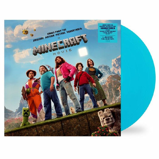 A Minecraft Movie (Soundtrack) - Teal Vinyl LP vinyl record cover
