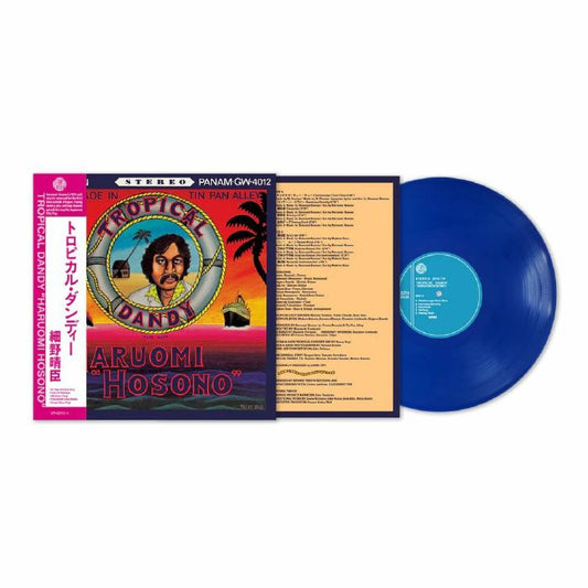 Tropical Dandy - Limited Edition Ocean Blue Vinyl LP vinyl record cover
