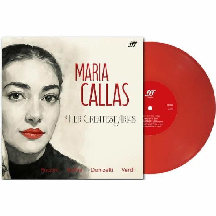 Her Greatest Arias - Red Vinyl LP vinyl record cover