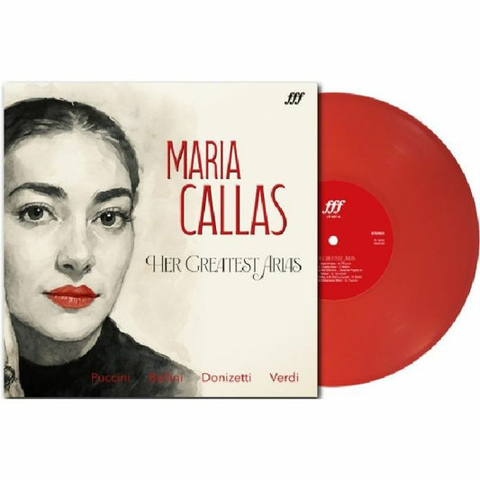Her Greatest Arias - Red Vinyl LP vinyl record cover