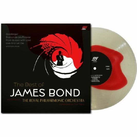 The Best Of James Bond - Clear Red Vinyl LP vinyl record cover