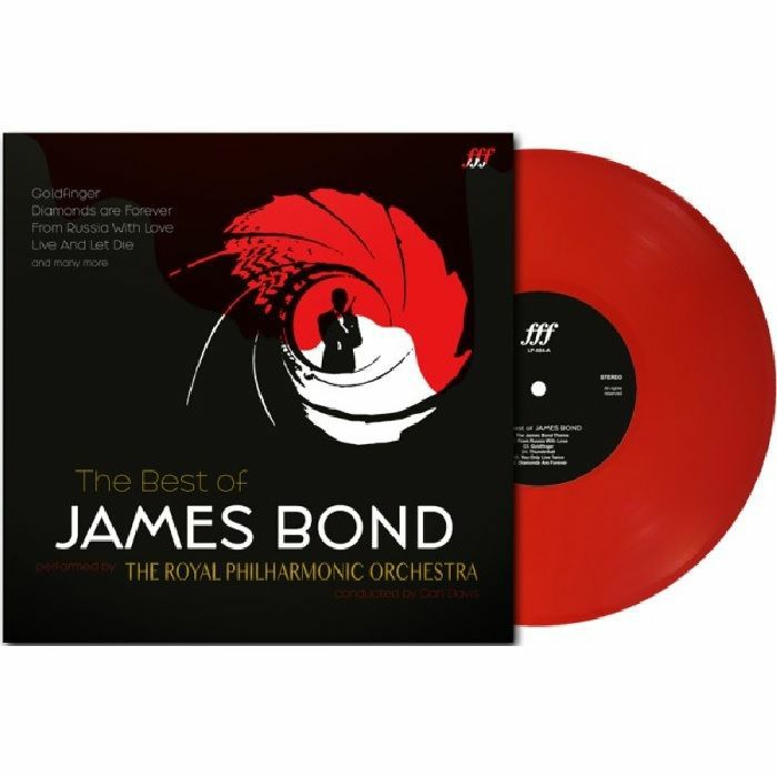 The Best Of James Bond - Red Vinyl LP vinyl record cover