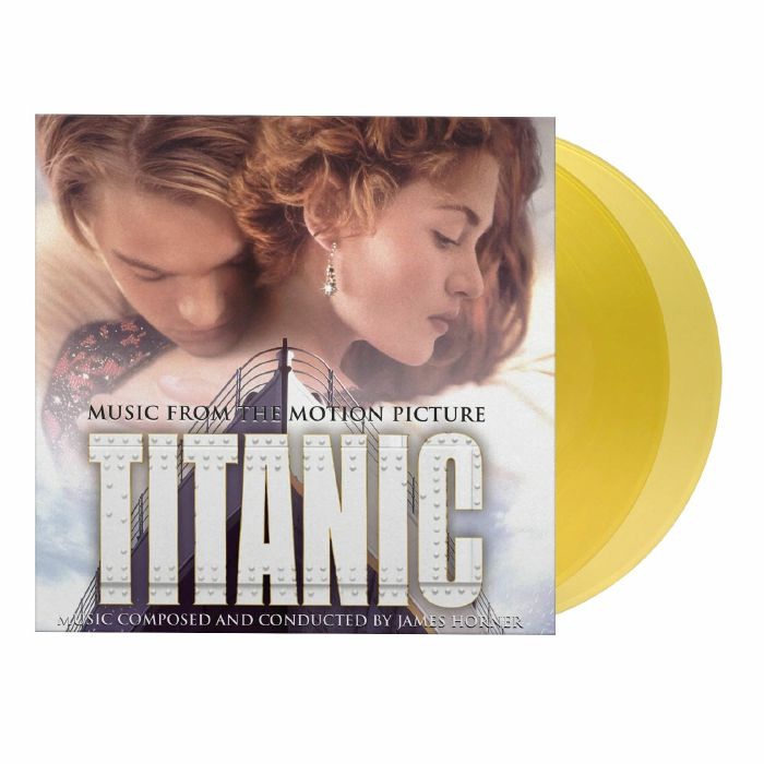 Titanic (Soundtrack) - Limited Edition Yellow Vinyl 2xLP vinyl record cover