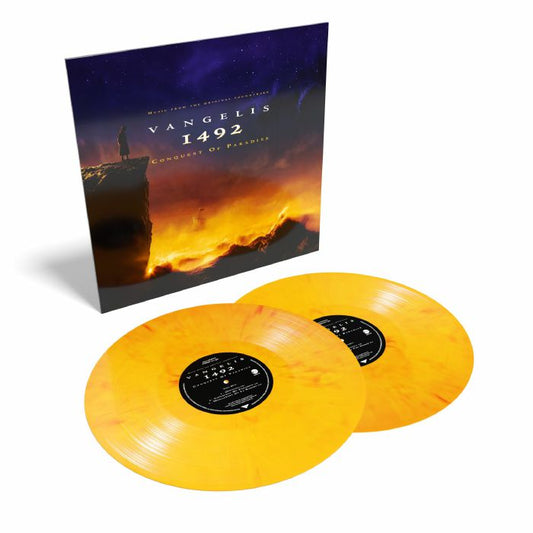 1492: Conquest Of Paradise (Soundtrack) - Yellow Flame Vinyl 2xLP vinyl record cover
