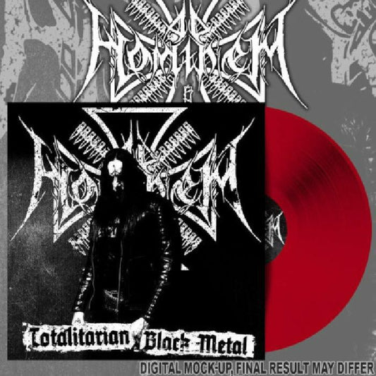Totalitarian Black Metal - Blood Red Vinyl LP vinyl record cover