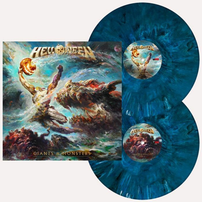 Giants & Monsters - Dark Ocean Blue Vinyl 2xLP vinyl record cover