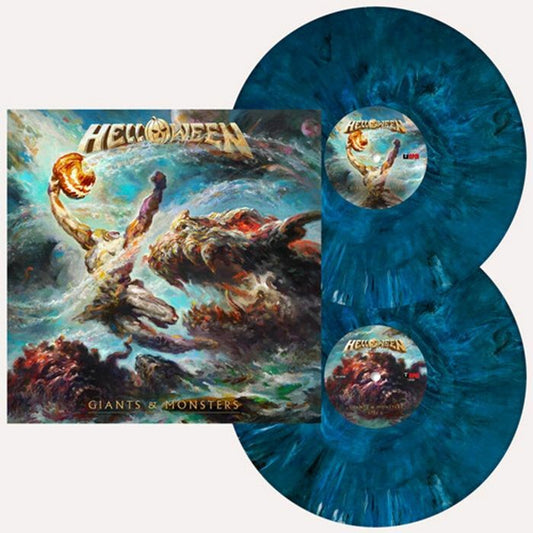 Giants & Monsters - Dark Ocean Blue Vinyl 2xLP vinyl record cover