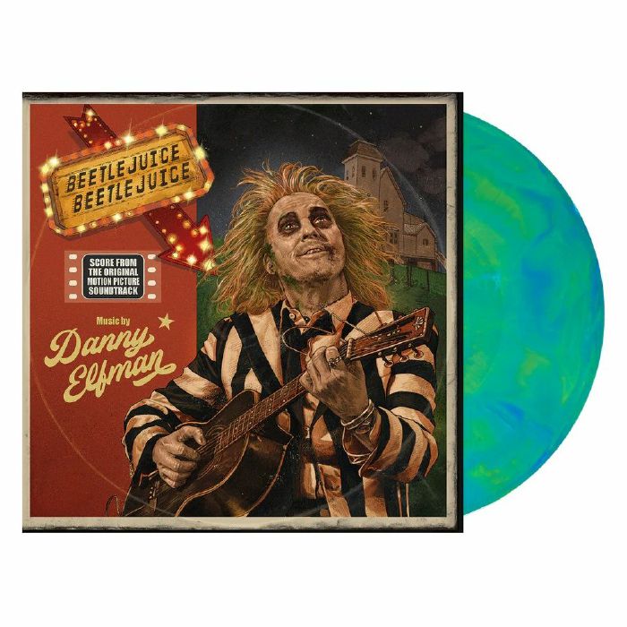 Beetlejuice Beetlejuice (Soundtrack) - Green & Blue Vinyl LP vinyl record cover
