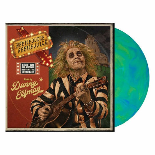 Beetlejuice Beetlejuice (Soundtrack) - Green & Blue Vinyl LP vinyl record cover