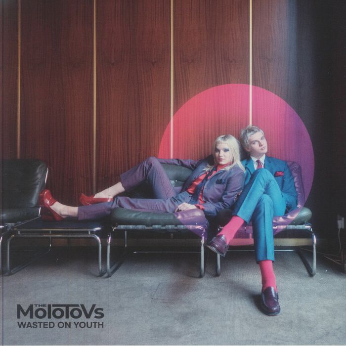 Wasted On Youth - Limited Edition Pink & Blue Vinyl LP vinyl record cover