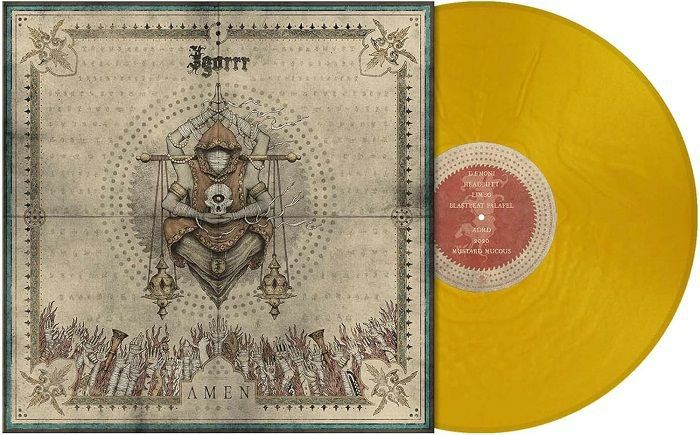 Amen - Gold Metallic Vinyl LP vinyl record cover