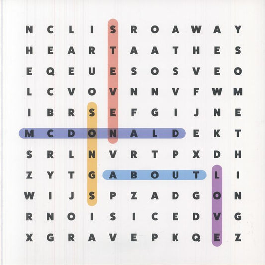 Songs About Love - Vinyl LP vinyl record cover
