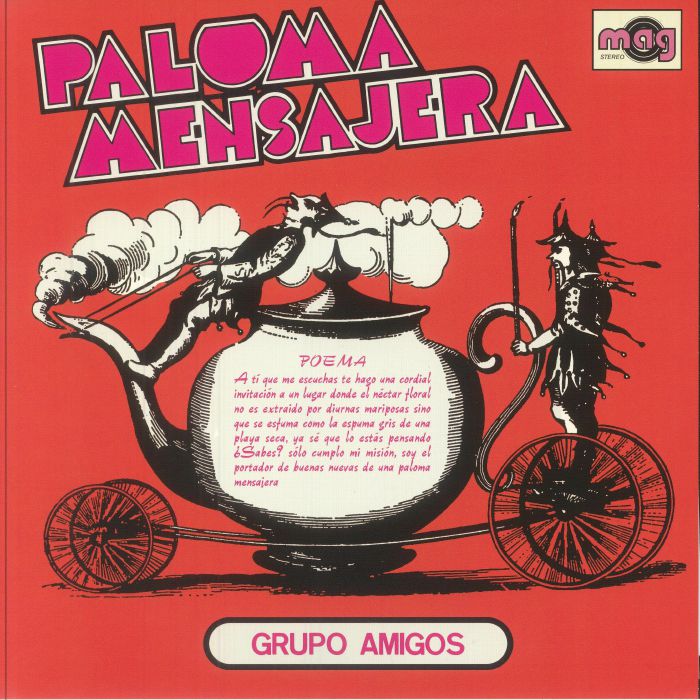Paloma Mensajera - Reissue Vinyl LP vinyl record cover