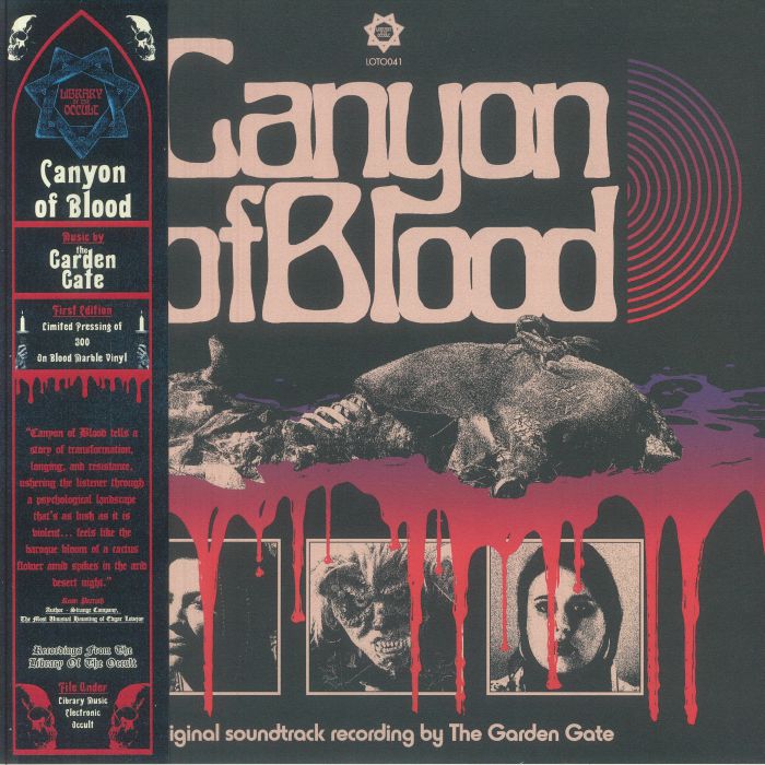 Canyon Of Blood - Limited Edition Marble Vinyl LP vinyl record cover