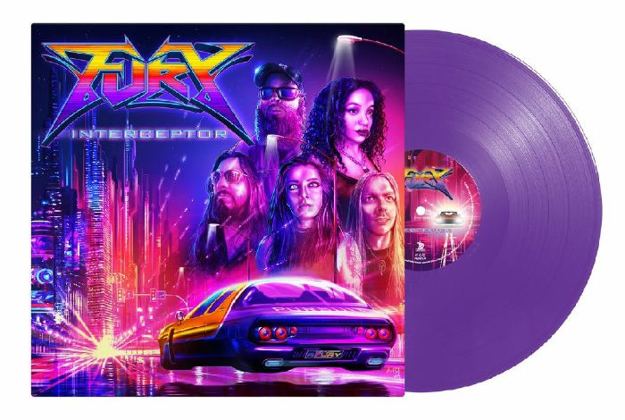Interceptor - Limited Edition Purple Vinyl LP vinyl record cover