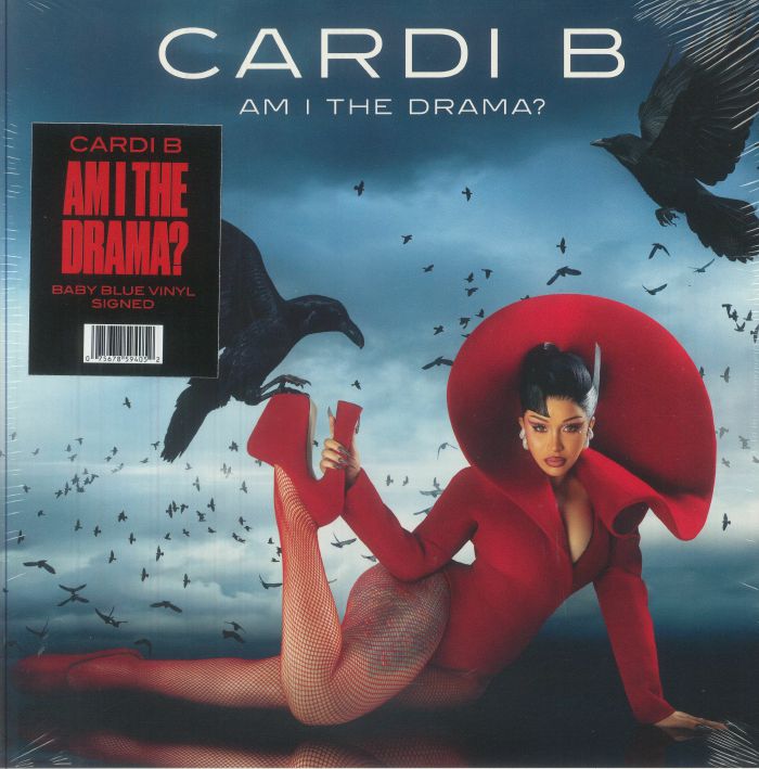 Am I The Drama? - Limited Edition Autographed Blue Vinyl 2xLP vinyl record cover