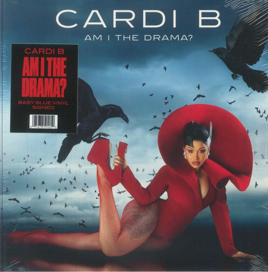 Am I The Drama? - Limited Edition Autographed Blue Vinyl 2xLP vinyl record cover