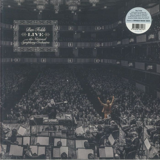 Ben Folds Live With The National Symphony Orchestra - White Vinyl LP vinyl record cover