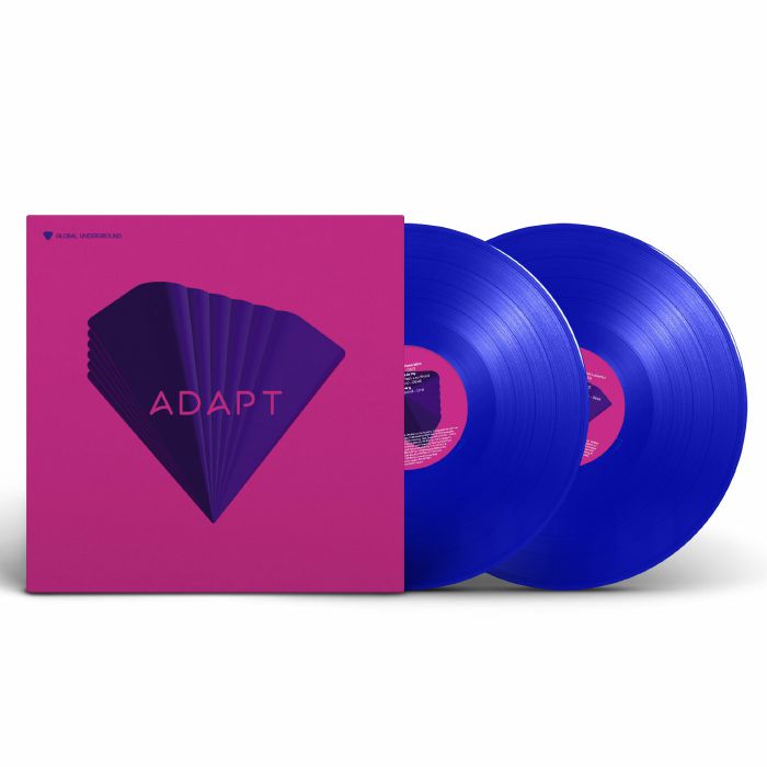 Global Underground: Adapt 6 - Blue Vinyl 2xLP vinyl record cover