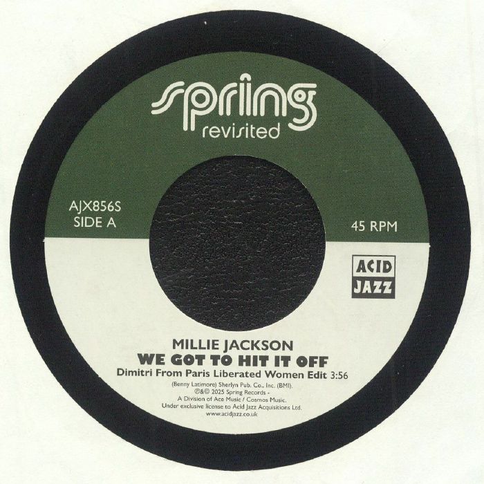 We Got To Hit It Off - Vinyl Single vinyl record cover