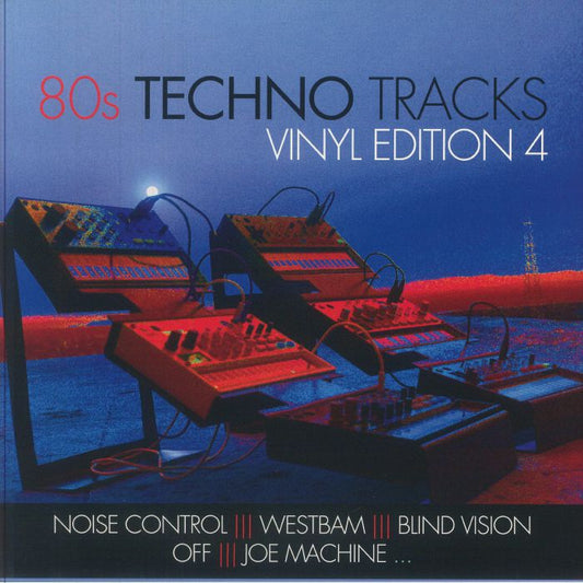 80s Techno Tracks: Vinyl Edition 4 - Vinyl LP vinyl record cover