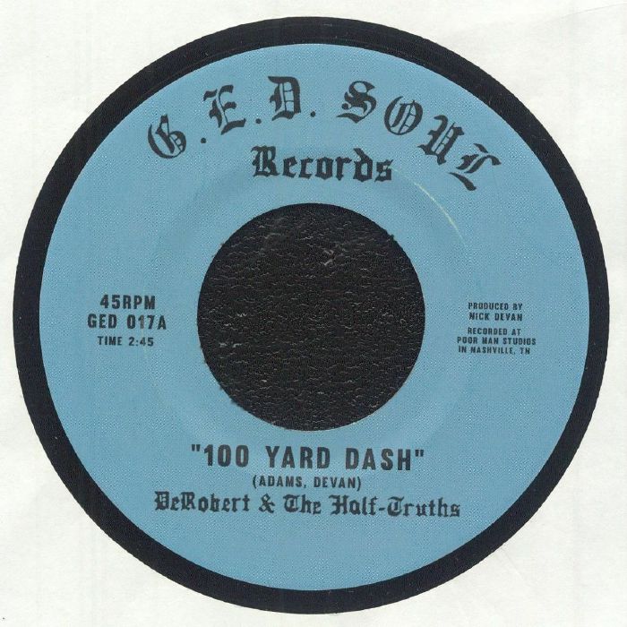 100 Yard Dash - Vinyl Single vinyl record cover