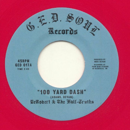 100 Yard Dash - Red Vinyl Single vinyl record cover