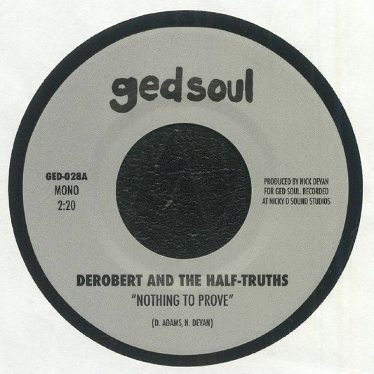 Nothing To Prove (mono) - Vinyl Single vinyl record cover